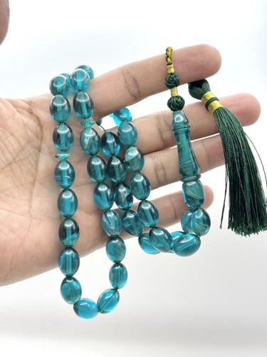 سبحة فاتوران تركوازي كركوشة