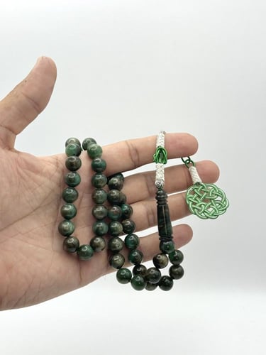 سبحة فاتوران أخضر ملتي طربزونة