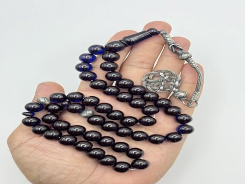 سبحة زعفران حربا طربزونة فضة