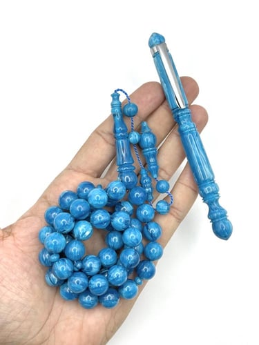 بكج الفاتوران أزرق مموج تمليكة