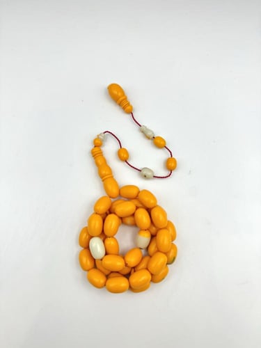 سبحة بلياردو أصفر جديد