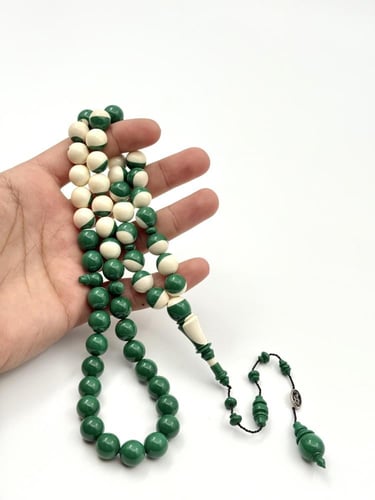 سبحة بلياردو أخضر قديم