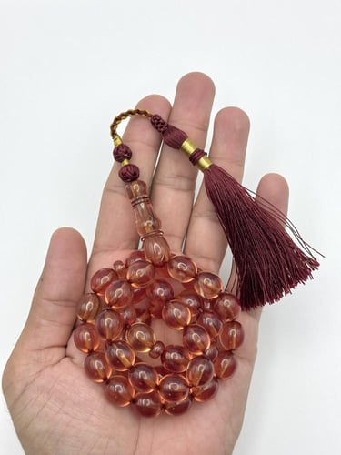 سبحة زعفران عسلي كركوشة