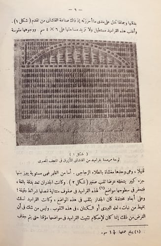 9662- صناعة القاشاني في اقدم عصور مصر /محمد شكري