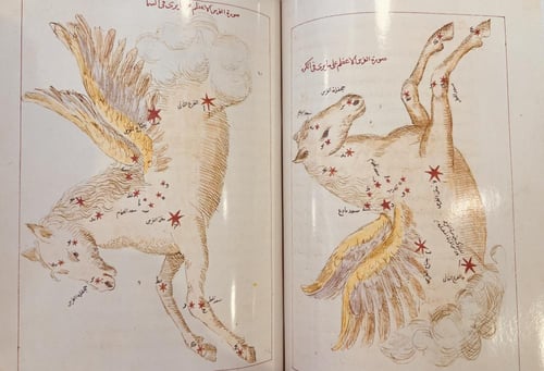 391-صورة مخطوط صور الكواكب اركان /عبدالرحمن الصوفي