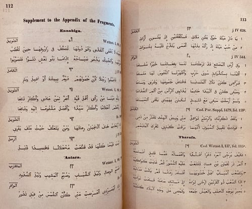 N47- العقد الثمين في دواوين الشعراء الجاهليين طرفة...
