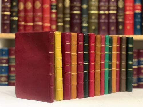 13262-نوته مفكرة تجليد جلد بجلد