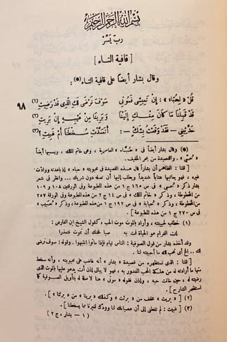 284-ديوان بشار بن برد4/1مجلدين لـ محمد الطاهر ابن...