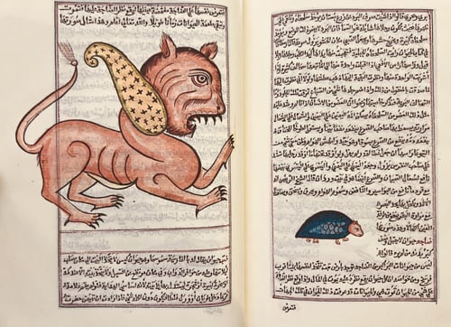 396-صورة مخطوط عجائب المخلوقات وغرائب الموجودات تج...