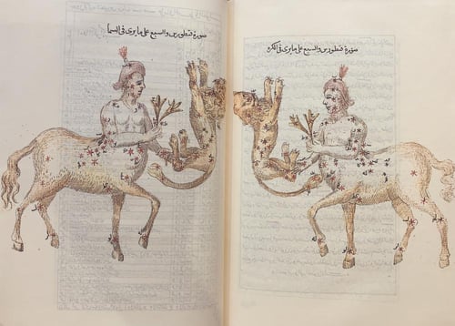 378-صورة مخطوط صور الكواكب والصور/عبدالرحمن الصوفي...