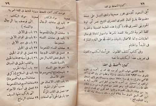 11092- كفاية المتحفظ ونهاية المتلفظ في اللغة العرب...