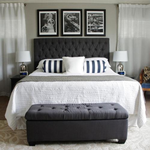 Blanca bed - elegant design available in multiple...
