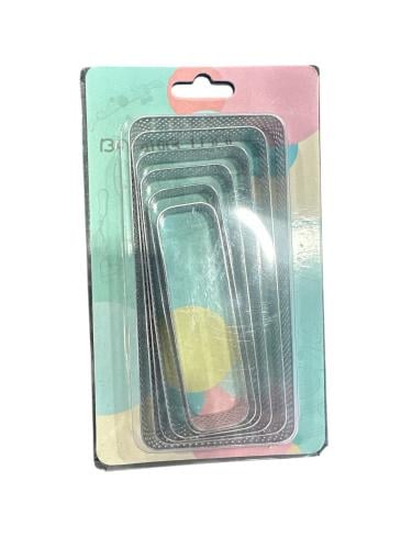 طقم قطاعة عجين شكل مستطيل