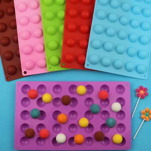 قالب شوكولاتة دوائر صغار