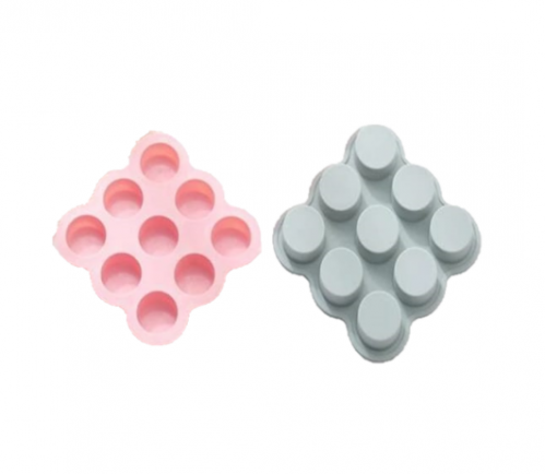 قالب سيلكون دائري 9 فتحات