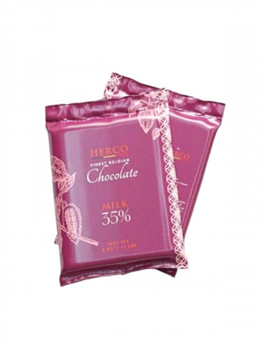 شوكولاتة بلوك بالحليب هيركو 5 كجم