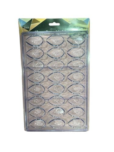 قالب اكريلك بيضاوي مزخرف