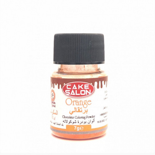 لون برتقالي بودرة الشوكولاتة 10gm