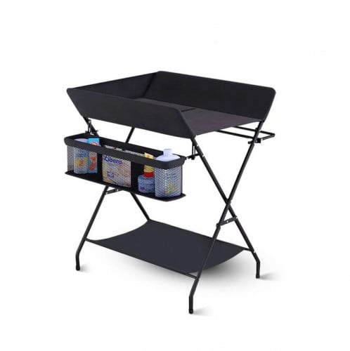 طاولة تغيير للمولود - لون أسود