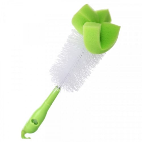 فرشاة تنظيف الرضاعات والحلمات - أخضر
