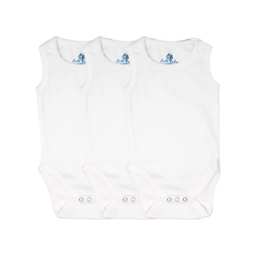 3 قطع بربتوز داخلي لحديثي الولاده قطن 100 % - لون...