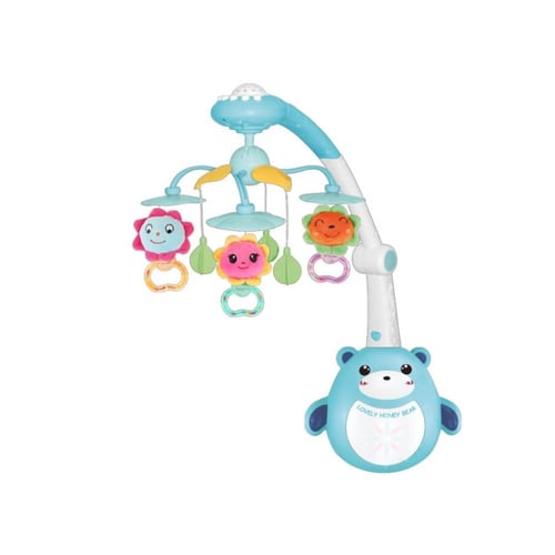 لعبه سرير مواليد أزرق