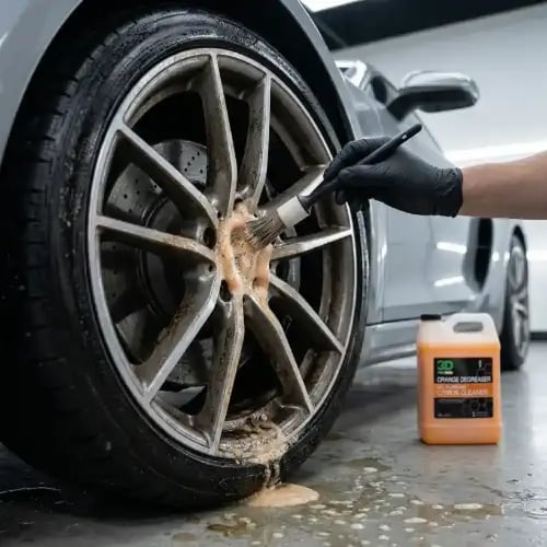 باكيج المغسلة الاحترافية (3D) | شامبو واكس + منظف...