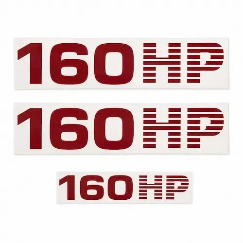 استكر ددسن 160HP عنابي – طقم 3 قطع جانبي وخلفي