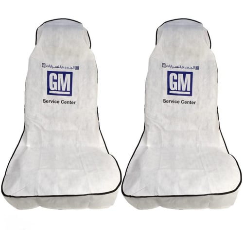 تلبيسة وكالة جي ام GM سائق وراكب اسود 6 حبات