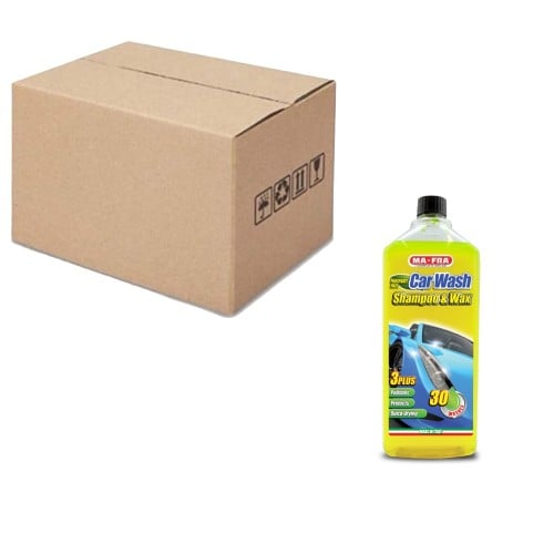 كرتون شامبو وشمع غسيل السيارة مافرا 1000 مل