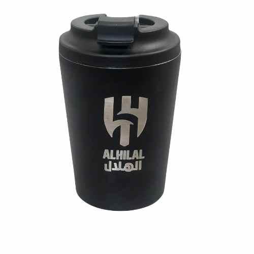 مق الهلال الفولاذي اسود: كوب قهوة حراري أنيق لعشاق...