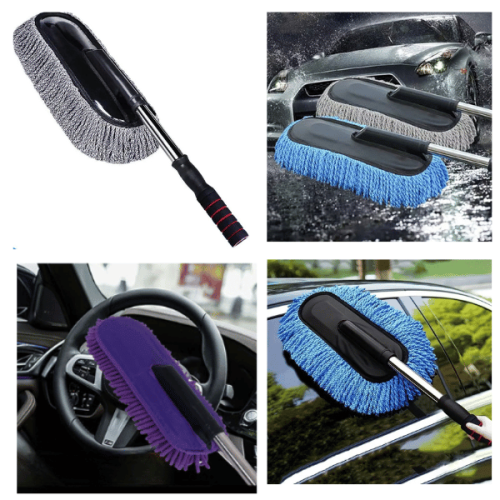 فرشاة منفضة غبار يدوية من الألياف الدقيقة قابلة لل...