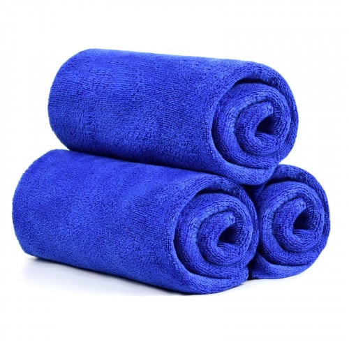 طقم مناشف من المايكرو فايبر فائقة النعومة لغسل الس...