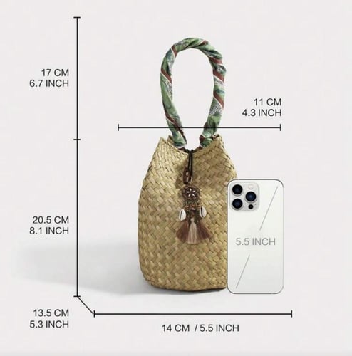 شنطة هديه رمضانية من الخوص