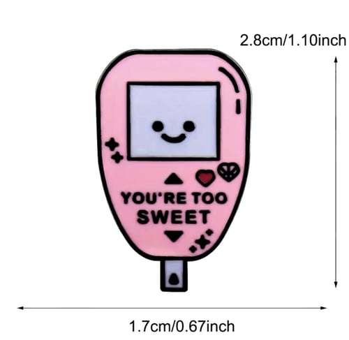 6 بروشات للسكري بعبارة you are too sweet