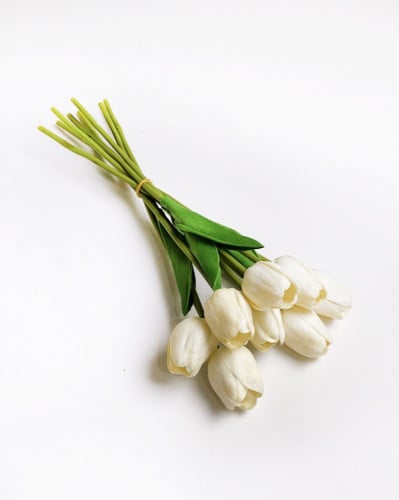 ورد توليب سكري ملمس طبيعي 2 حبة