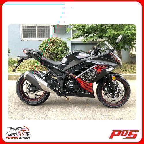 دراجة نارية 250CC موديل 2026 لون اسود بأحمر