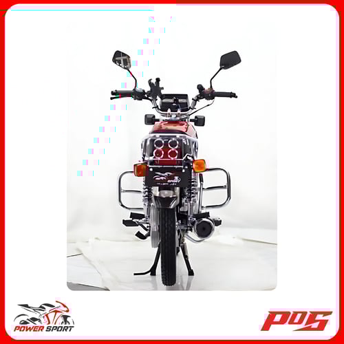 دراجة نارية المدفع مطور 2025 لون أحمر - CG125