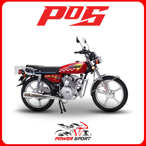 دراجة نارية المدفع مطور 2025 لون أحمر - CG125