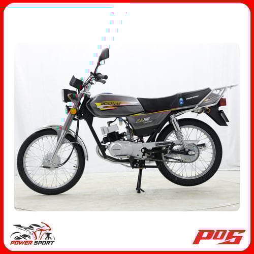 دراجة نارية اكس 100 باورسبورت لون رصاصي - AX100