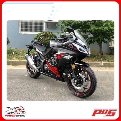 دراجة نارية 250CC موديل 2026 لون اسود بأحمر