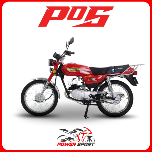 دراجة نارية اكس 100 باورسبورت لون أحمر - AX100