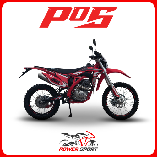 دراجة نارية صحراوي باور سبورت 250cc - لون احمر JD-...