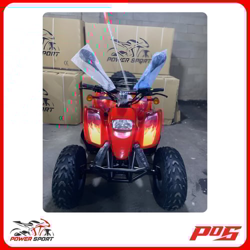 دباب تايوان باورسبورت 4 كفرات لون احمر - 100cc