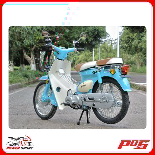 دراجة نارية كلاسيك شبيه الهوندا 110 لون ازرق - WS1...