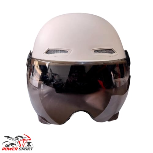 خوذة حماية للدبابات لون أبيض