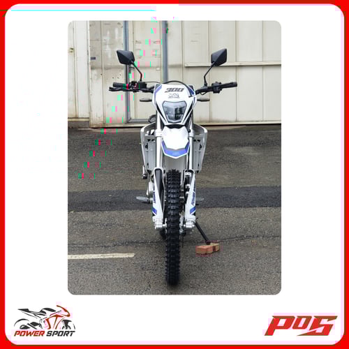 دراجة نارية صحراوي باور سبورت 250cc - لون أبيض بأز...