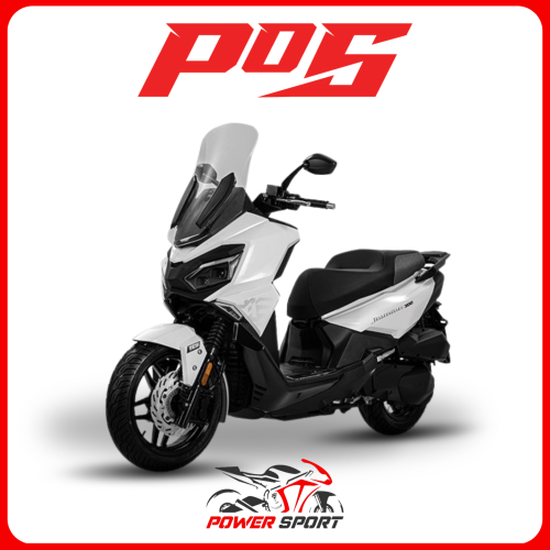 دراجة نارية باور سبورت JOYRIDER SYM 300 - أبيض