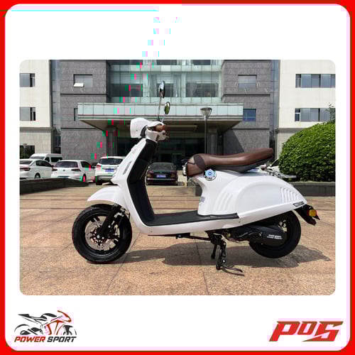 دراجة نارية فزبة عجيب الإيطالي لون أبيض - VISBA150