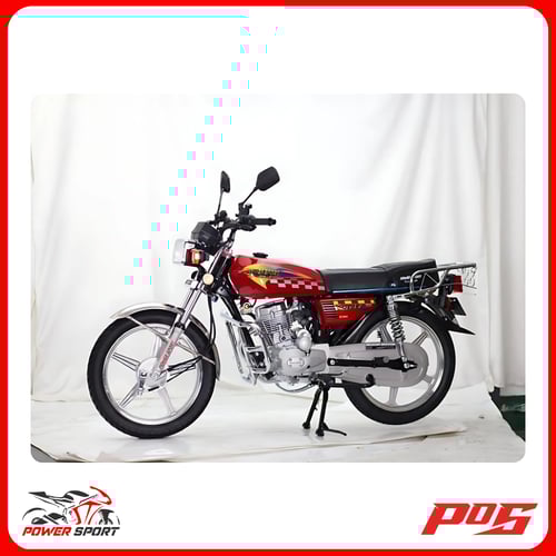 دراجة نارية المدفع مطور 2025 لون أحمر - CG125